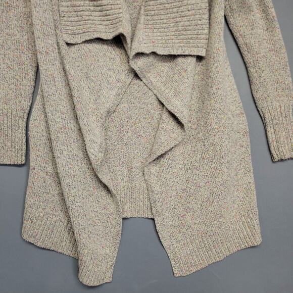 Cabi Cardigan Boho Sweater Womens XS Oatmeal Thick Knit Longline Open #900 - Picture 4 of 11